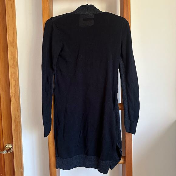 All Saints Drina Charcoal Grey Sweater Dress Size 2 Cotton Wool - Picture 6 of 8